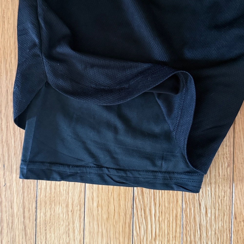 Men's Black Athletic Shorts Size Large - Picture 3 of 4